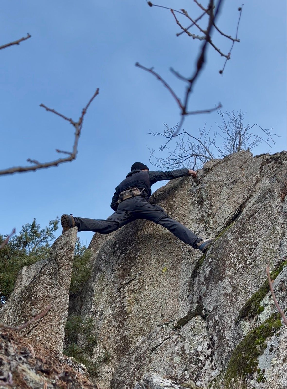Dernier mouvement avant le sommet (À la Michael Jordan 😂)