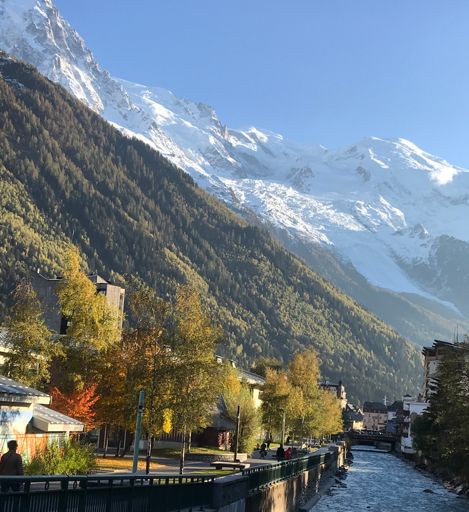 Larve traverse Chamonix-Mont-Blanc