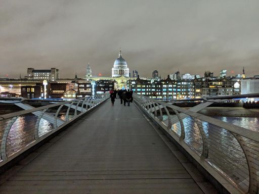 St. Pauls from the Millennium Bridge.
