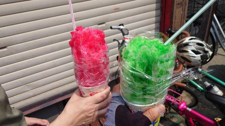 でっかいかき氷食べれる😋