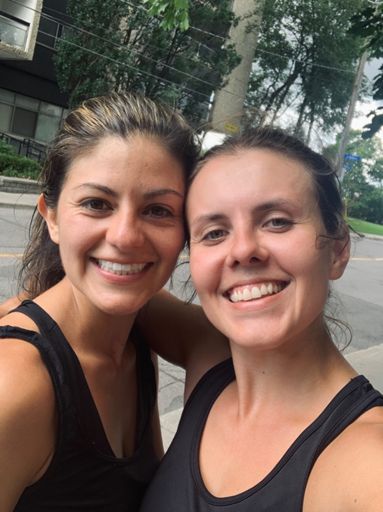 We are really sweaty 😝