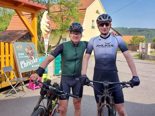 S Martinem Hvēzdou na kontrole a občerstvovačce ve Skryjích