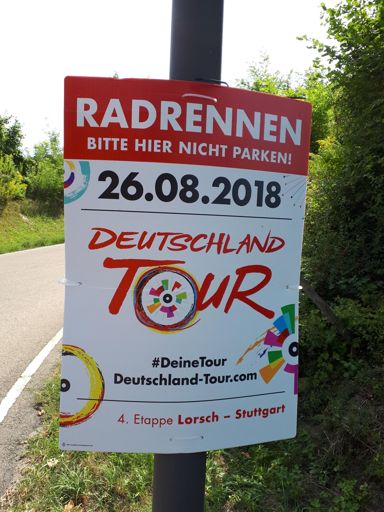 Nächsten Sonntag Profiradsport vor unserer Haustür
