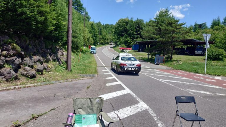 つまごいパノラマラインを走る予定だったが、