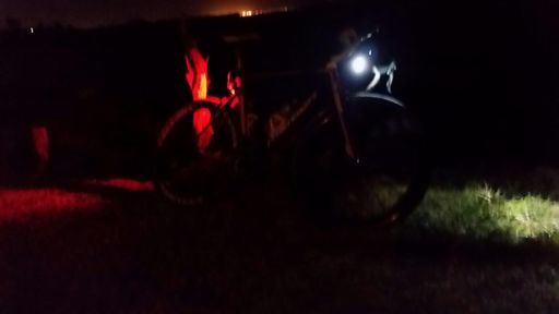 First evening ride in ages