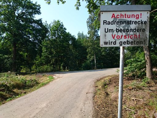 Bei dem Schild hat der Kopf direkt in den Rennmodus geschaltet 😅