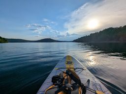 Paddle et baignade au lac