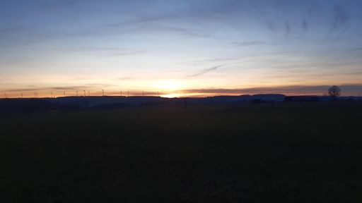 Sonnenuntergang bei Mastershausen