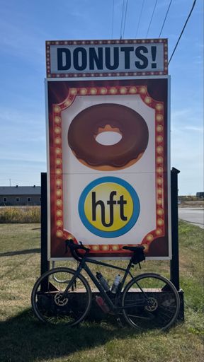 Healthy Food Technologies Donuts. A niche shop in Almonte about 2 km off the trail. A necessary detour!