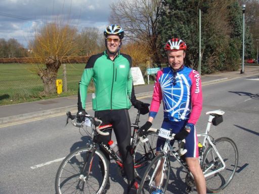 This photo was taken at this same event 12 years ago in 2010. It is possible that the other chap pictured here was the first finisher again today