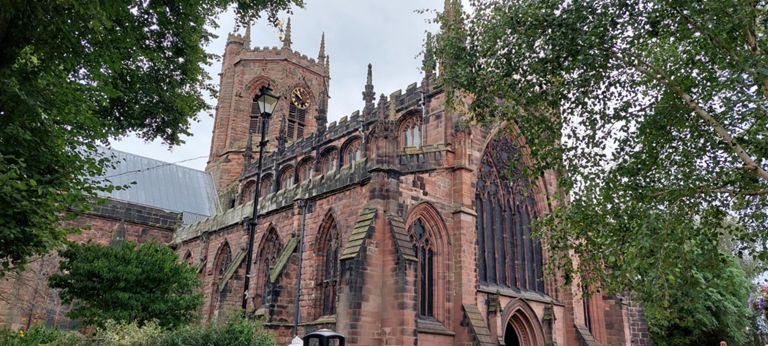 Nantwich CofE St Mary"s church. A service was in process, hence no internal photos.
https://stmarysnantwich.org.uk/