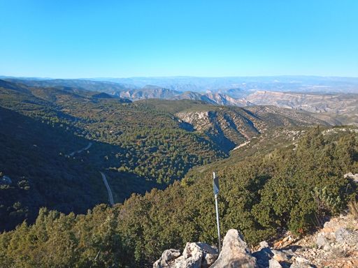 Vista desde la cima de la Marjana.