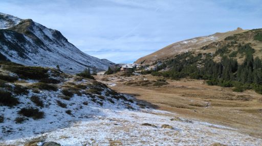 Richtung Gerachsattel