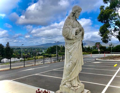 Sacred Heart church car park