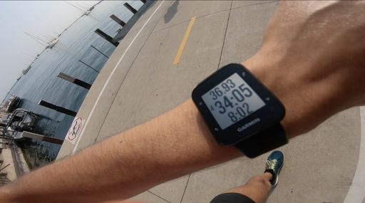 Right before stoping GPS