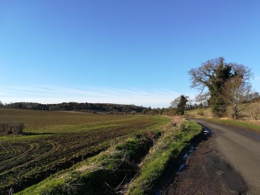 Climbing from Whitwell up to Lilley