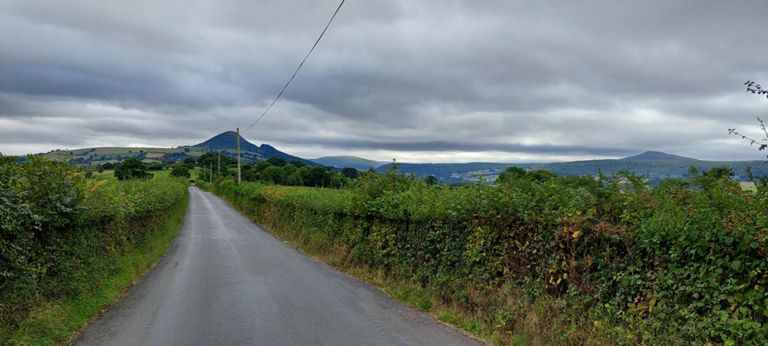 Looking back to 1594ft / 486m high Ysgyryd Fair.   https://en.wikipedia.org/wiki/Ysgyryd_Fawr