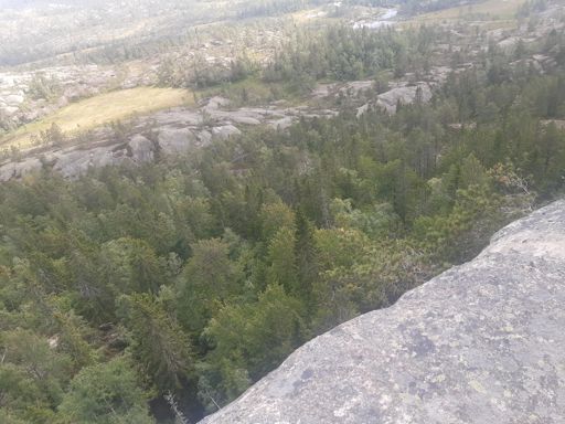 Stolvassnuten 678 m.o.h . Stupet er likevel ikke mer enn 150 m 😉😉