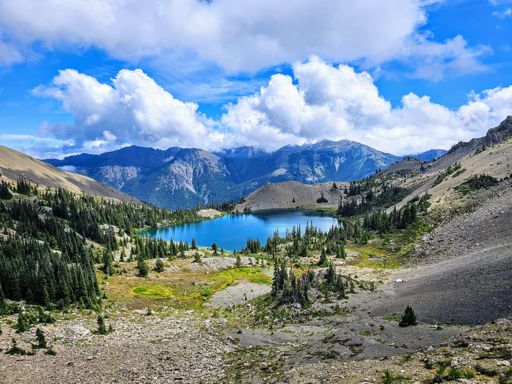 Goat Lake from above