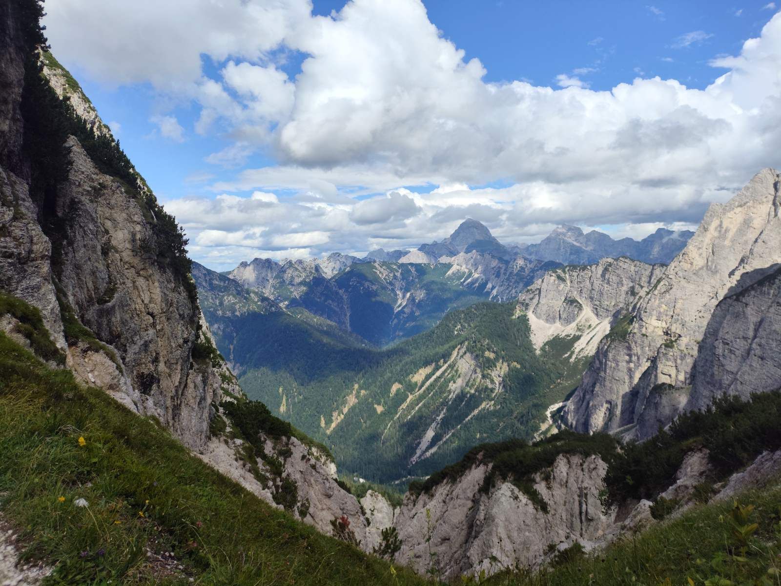 Photo from Rifugio Pellarini and Sella Carnizza pass