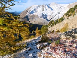 Tête de l’Estrop depuis la Foux d’Allos
