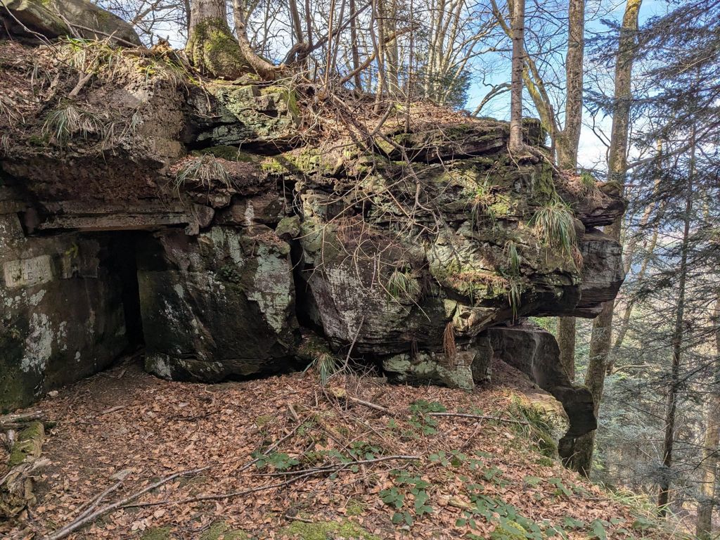 Roche fontaine fortifiée de riangoutte