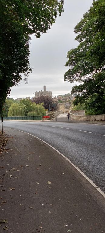 Surprise came into view approaching Warkworth