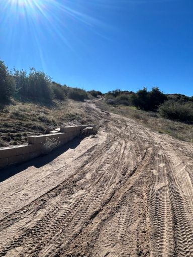 Going up to Keyes Klimb is now a deep sand pit from all the storms. 