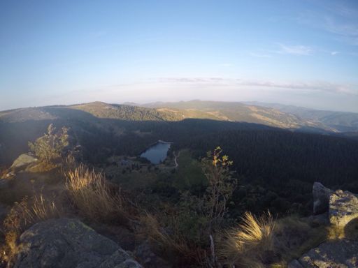 Lac du forlet depuis la crête du gr5