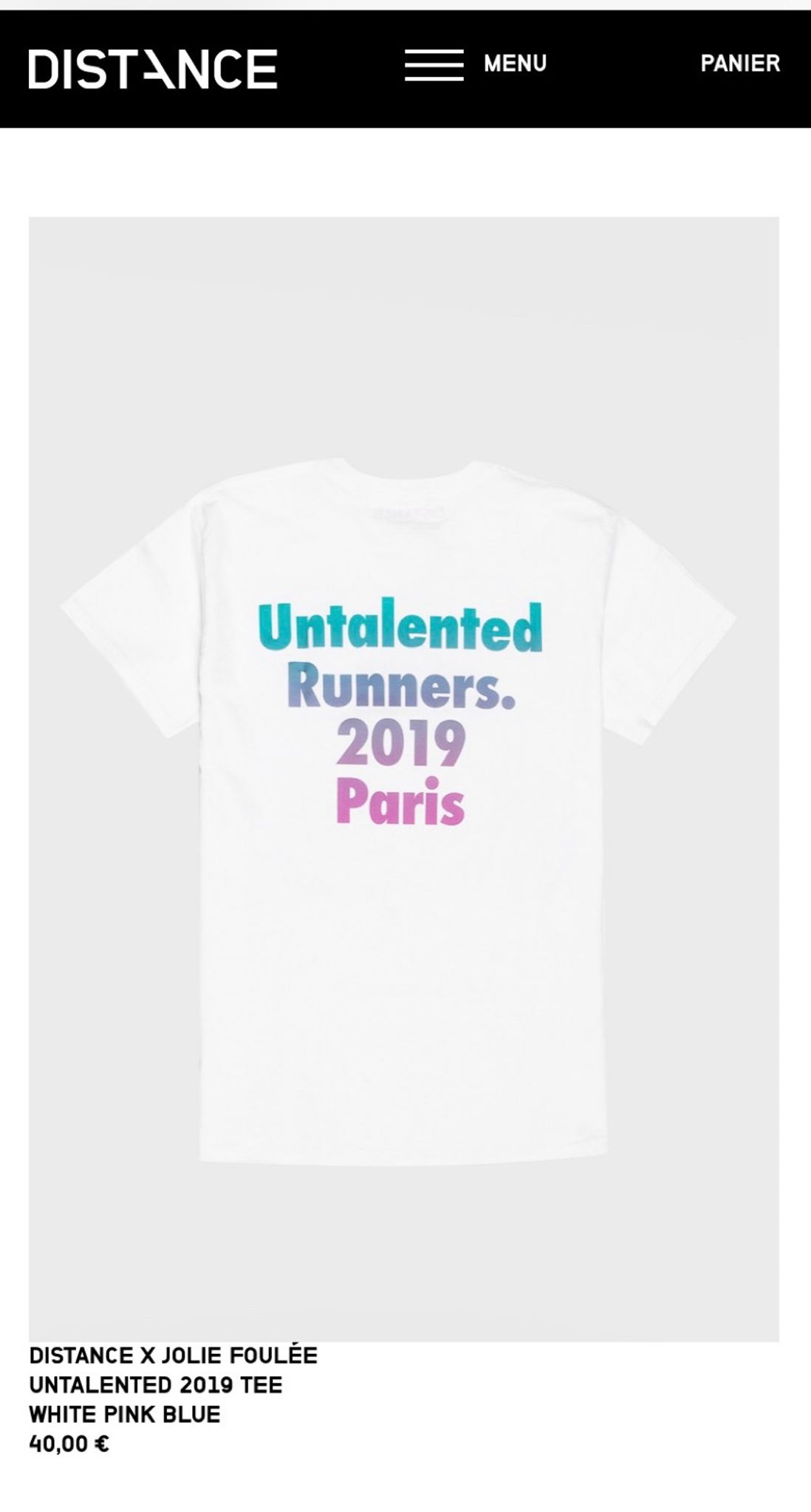 Untalented Runners Capsule Collection Distance X Jolie Foulee Available Now Instore Lyon Paris And Online A Post By Jolie Foulee On Strava