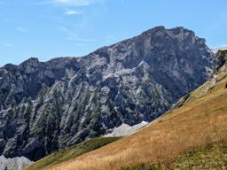Obiou par les chatières et la cheminée du Petit Obiou

