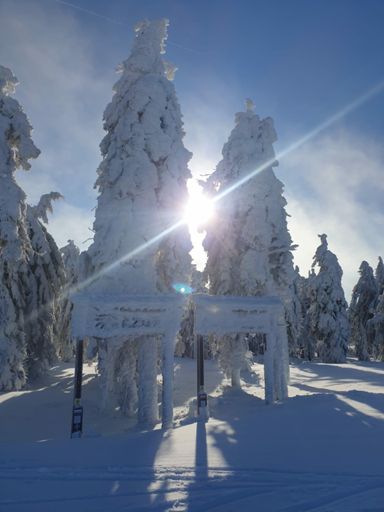 Azur und Rubin trail. Im Sommer dann mal mit dem Rad