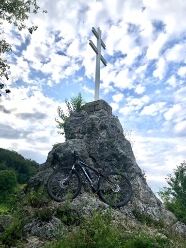 Hahnenböhler Kreuz mit Bergziege Revox