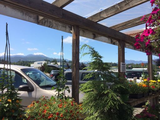 The view from Sunny Farms Country Store lunch stop was pretty great.