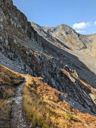 lacs de fenêtre depuis le col saint Bernard