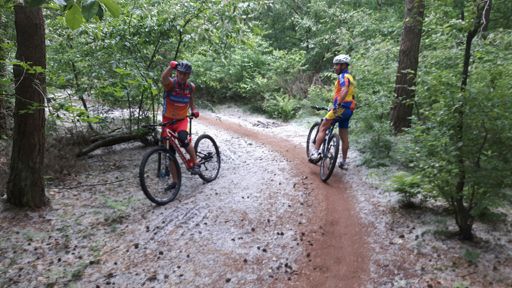 Sneeuw in nuenen, eind mei!