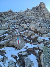 Tour du lac de moiry depuis grimentz, retour par la corne de sorebois
