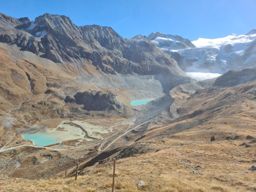 Tour du lac de moiry depuis grimentz, retour par la corne de sorebois