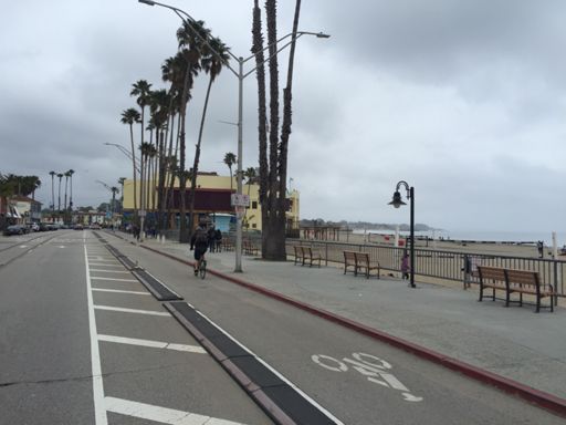 Palm trees and sand, a welcomed sight