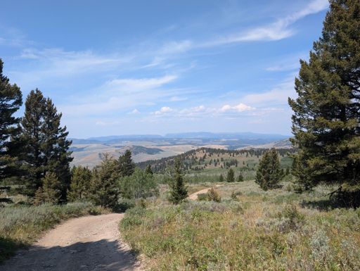 Blazing fast downhill, makes it all worthwhile!