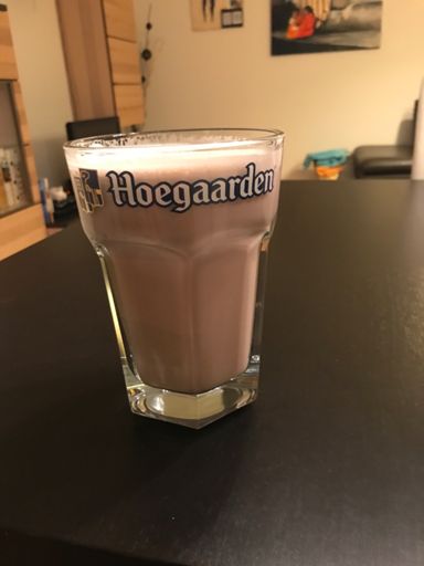 Milk shake instead of beer 🍻