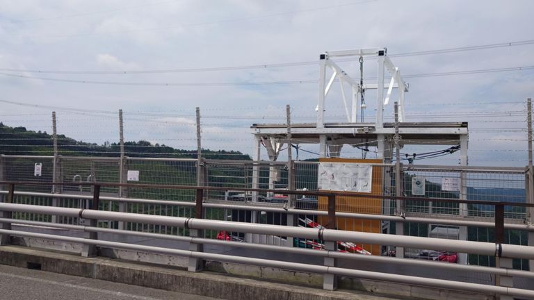 バンジー、まだ営業前でした...