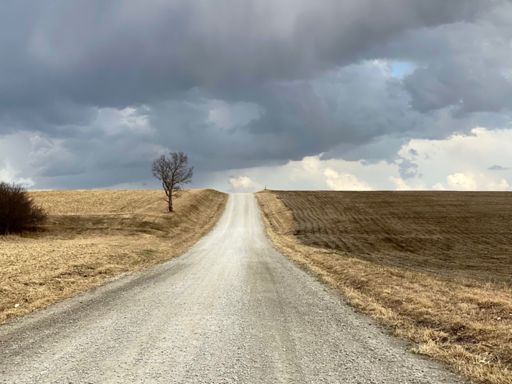 An off-kilter sky (with thunder).