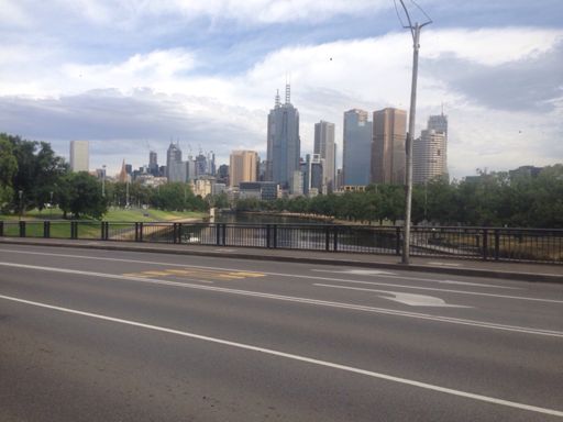 Cityscape from the Yarra bridge