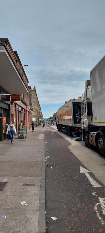 Glasgow's impressive cycle track system. I got into conversation with a keen cyclist on the way to the centre, gave him a card whilst cycling and my recollection is that he kindly contributed. Thank you, Stewart, for your support and interest.