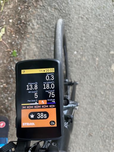 Beating my own KOM by 2 seconds 😂