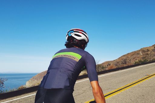 Jon on Deer Creek. Thankful to be part of such a beautiful group bicycle ride.