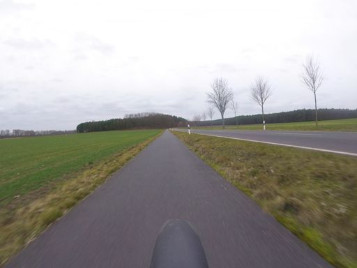 War heute irgendwie nicht so viel los auf Brandenburgs Straßen:-))