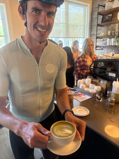 world’s most complicated handcrafted drink order during peak Fort Langley rush hour