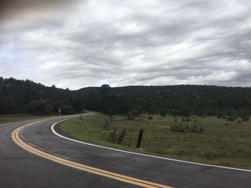 Stormy morning coming out of AZ.